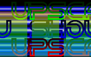 Upscale Mega Demo atari screenshot