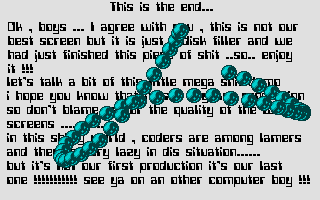 Upscale Mega Demo atari screenshot