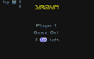 Uridium atari screenshot