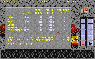 Utopia - The Creation of a Nation atari screenshot