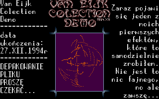 Van Eijk Colection Demo atari screenshot