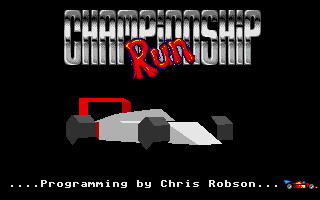 Vector Championship Run atari screenshot