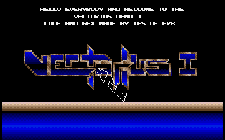 Vectorius Demo atari screenshot