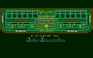 Vegas Craps atari screenshot