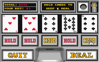 Vegas Gambler atari screenshot