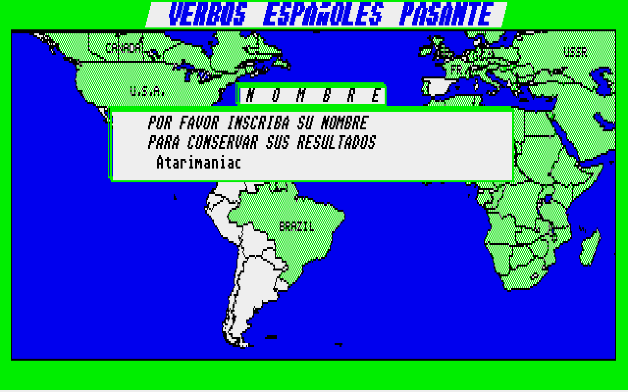 Verbos Españoles Pasante