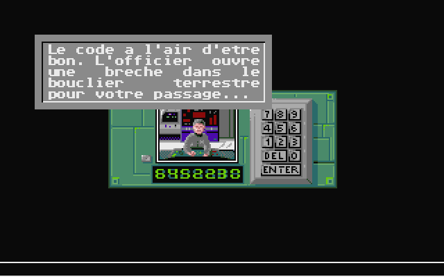 Vers l'Inconnu II atari screenshot