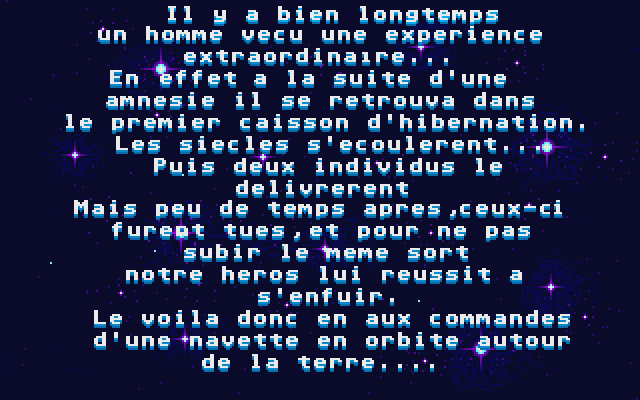 Vers l'Inconnu II atari screenshot