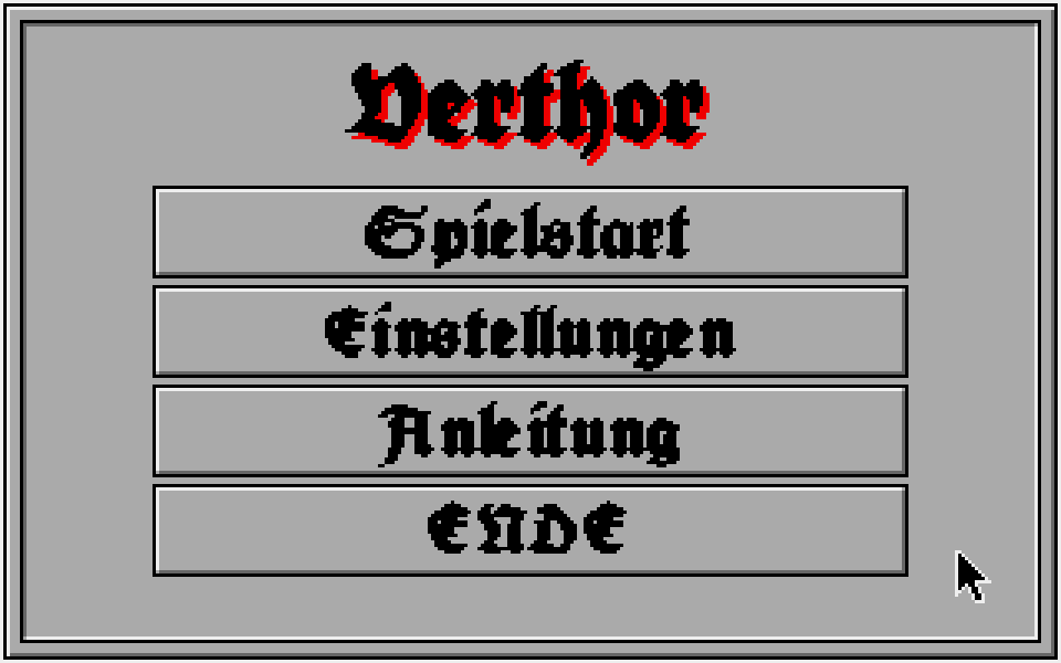 Verthor atari screenshot