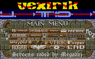 Vexirik Megademo atari screenshot