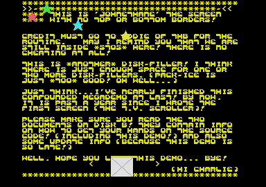 Vexirik Megademo atari screenshot