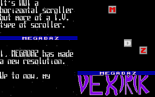 Vexirik Megademo atari screenshot