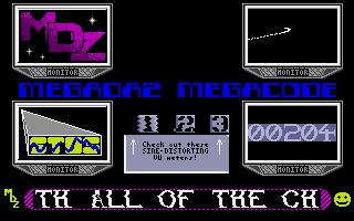Vexirik Megademo atari screenshot