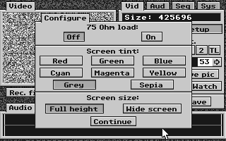 Video Master atari screenshot
