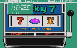 Video Vegas atari screenshot