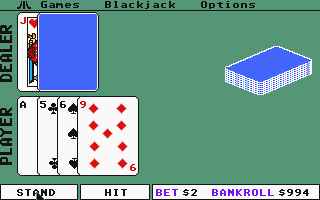 Video Vegas atari screenshot