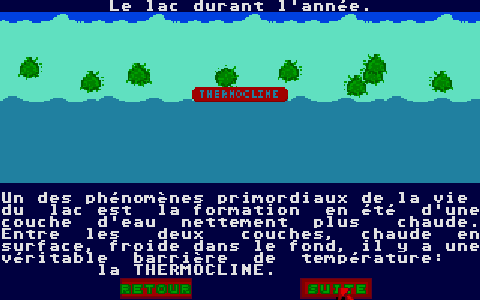 Vie du Lac (La) atari screenshot