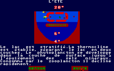Vie du Lac (La) atari screenshot