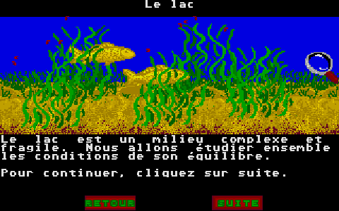 Vie du Lac (La) atari screenshot