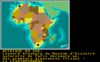 Vie et Mort des Dinosaures atari screenshot