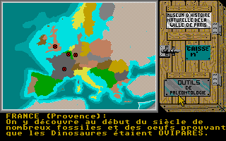 Vie et Mort des Dinosaures atari screenshot