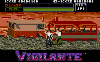 Vigilante atari screenshot