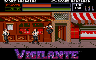 Vigilante atari screenshot