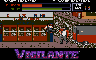 Vigilante atari screenshot