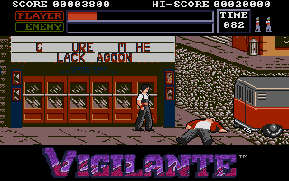 Vigilante atari screenshot