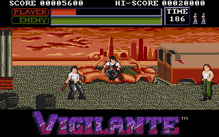 Vigilante atari screenshot