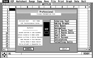 VIP Professional atari screenshot