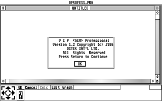 VIP Professional atari screenshot