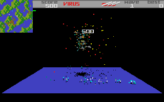 Virus atari screenshot