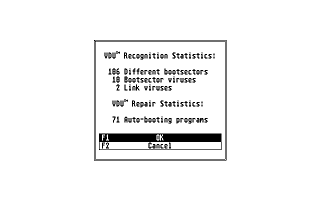Virus Destruction Utility atari screenshot