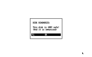 Virus Destruction Utility atari screenshot