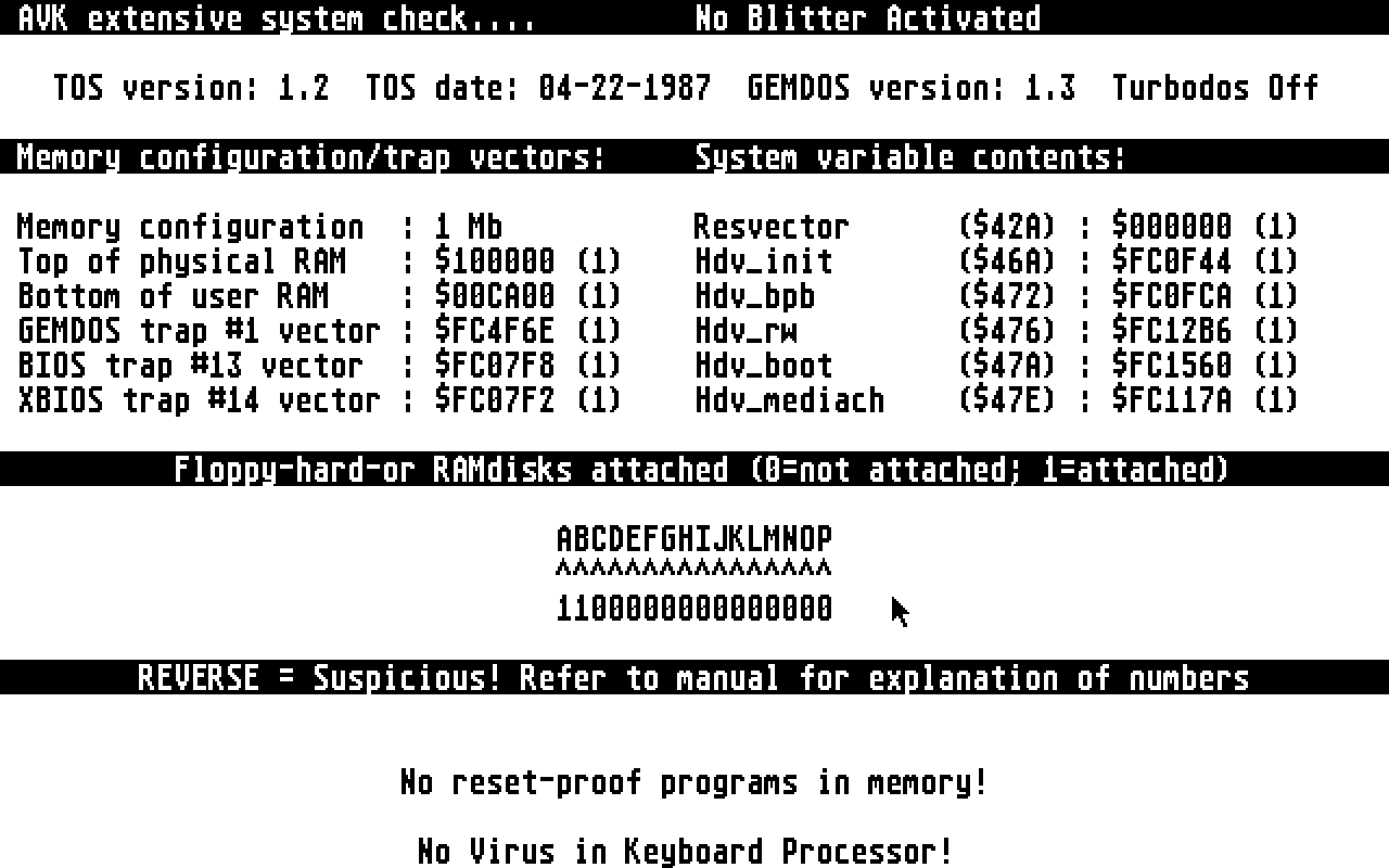 Virus Killer atari screenshot