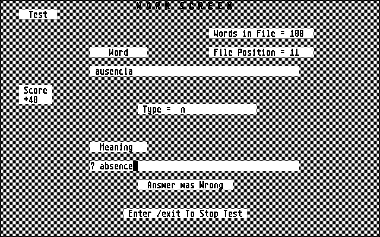 Vocabularian (The) atari screenshot