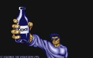 Vodka Demo atari screenshot