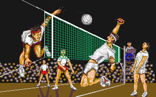 Volleyball Simulator atari screenshot