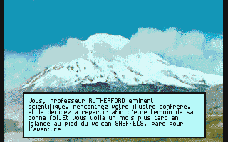 Voyage au Centre de la Terre atari screenshot