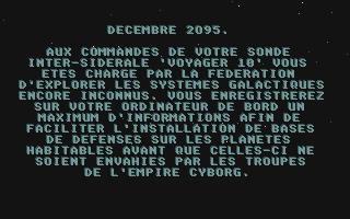 Voyager 10 atari screenshot