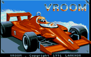 Vroom atari screenshot