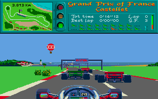 Vroom atari screenshot