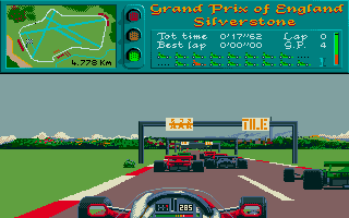 Vroom atari screenshot