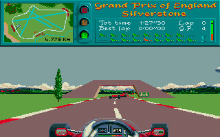 Vroom atari screenshot