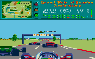 Vroom atari screenshot