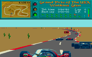 Vroom atari screenshot