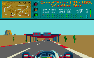 Vroom atari screenshot