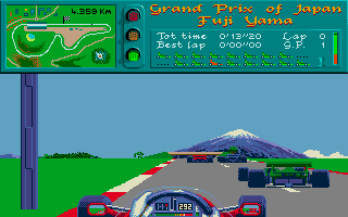 Vroom atari screenshot