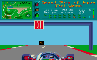 Vroom atari screenshot